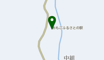 おもごふるさとの駅(サイクルオアシス)の地図画像