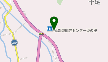 砥部焼観光センター炎の里(サイクルオアシス)の地図画像