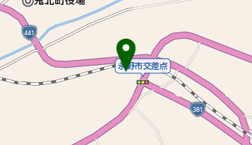 道の駅 広見森の三角ぼうし(サイクルオアシス)の地図画像