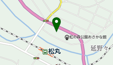 道の駅 虹の森公園まつの(サイクルオアシス)の地図画像