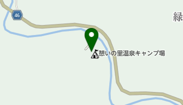 山出憩いの里温泉(サイクルオアシス)の地図画像