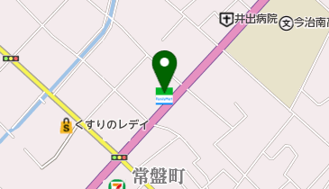 ファミリーマート 今治常盤店(コンビニサイクルオアシス)の地図画像