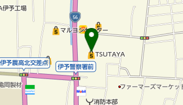 TSUTAYA 伊予店 (サイクルオアシス)の地図画像