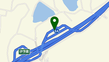 伊予灘SA(下り)「サイクルオアシス)の地図画像
