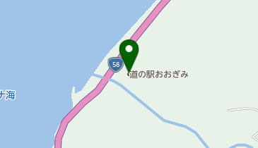 道の駅 おおぎみ(サイクリングステーション)の地図画像