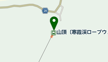 寒霞渓(山頂駅)(サイクルオアシス)の地図画像