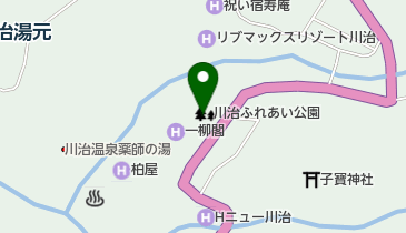 川治ふれあい公園(サイクリングステーション)の地図画像