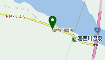 道の駅湯西川(サイクリングステーション)の地図画像