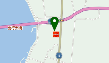 宮本石油店(鹿行大橋給油所)(サイクルサポートステーション)の地図画像