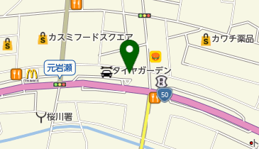 麺工房 秋田(サイクルサポートステーション)の地図画像