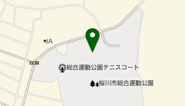 桜川市総合運動公園ラスカ(サイクルサポートステーション)の地図画像