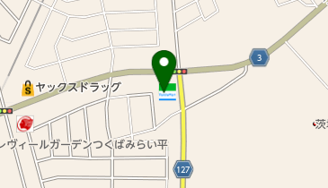 ファミリーマートフレスト つくばみらい陽光台(サイクルサポートステーション)の地図画像