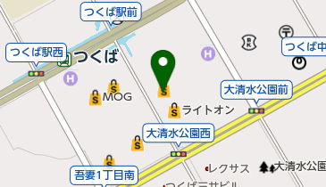 つくば駅 関東鉄道学園サービスセンター(サイクルサポートステーション)の地図画像