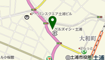 ベルズイン・土浦(サイクルサポートステーション)の地図画像