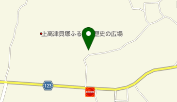 上高津貝塚ふるさと歴史の広場(サイクルサポートステーション)の地図画像