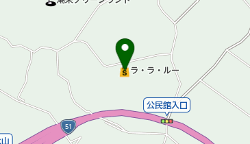 ショッピングプラザ ラ・ラ・ルー(サイクルサポートステーション)の地図画像