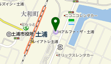 ホテルアルファ・ザ・土浦/四川飯店アルファ(サイクルサポートステーション)の地図画像