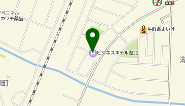 ビジネスホテル湖北(サイクルサポートステーション)の地図画像