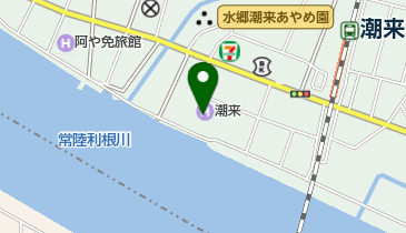 潮来ホテル(サイクルサポートステーション)の地図画像