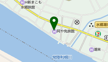 阿や免旅館(サイクルサポートステーション)の地図画像