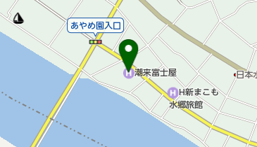 潮来富士屋ホテル(サイクルサポートステーション)の地図画像