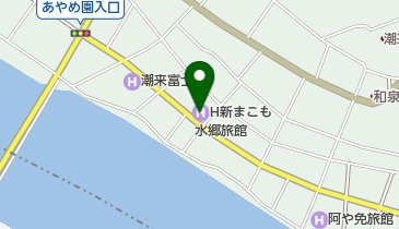 ホテル新まこも(サイクルサポートステーション)の地図画像