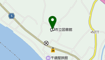 潮来市立図書館(サイクルサポートステーション)の地図画像