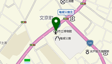 土浦市立博物館(サイクルサポートステーション)の地図画像