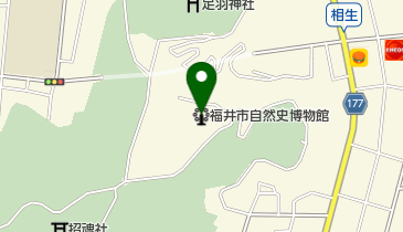 福井市自然史博物館(自転車の駅)の地図画像