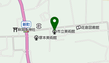 佐倉市立美術館(サイクルステーション)の地図画像