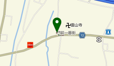 門前一番街(おもてなしスポット)の地図画像