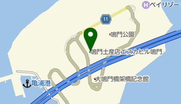 エスカヒル・鳴門(おもてなしスポット)の地図画像