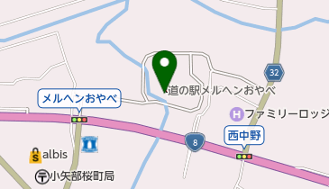 道の駅 メルヘンおやべ(サイクルステーション)の地図画像