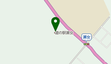 道の駅 瀬女(サイクルステーション)の地図画像