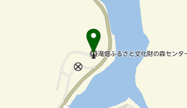 滝畑ふるさと文化財の森センター(サイクルスポット)の地図画像