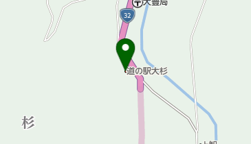 道の駅 大杉(こうちサイクルオアシス)の地図画像