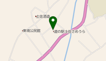 道の駅 さめうら(こうちサイクルオアシス)の地図画像