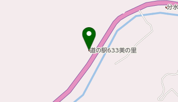 道の駅 633美の里(こうちサイクルオアシス)の地図画像
