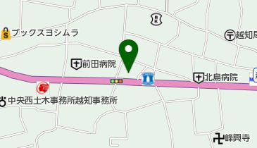 観光物産館越知駅(こうちサイクルオアシス)の地図画像