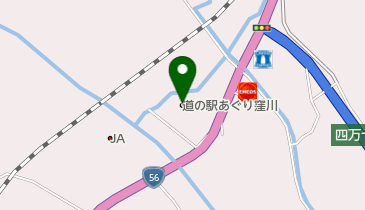 道の駅 あぐり窪川(こうちサイクルオアシス)の地図画像