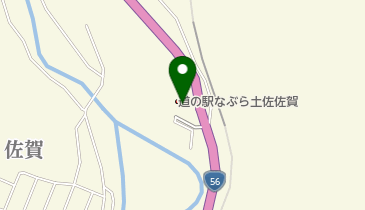 道の駅 なぶら土佐佐賀(こうちサイクルオアシス)の地図画像