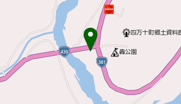 道の駅 四万十大正(こうちサイクルオアシス)の地図画像