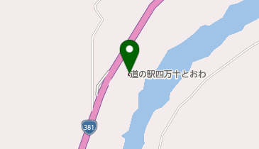 道の駅 四万十とおわ(こうちサイクルオアシス)の地図画像