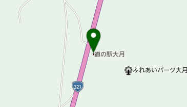 道の駅 大月(こうちサイクルオアシス)の地図画像