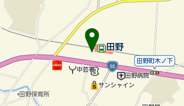 道の駅 田野駅屋(こうちサイクルオアシス)の地図画像
