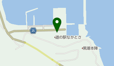 道の駅 なかとさ(こうちサイクルオアシス)の地図画像