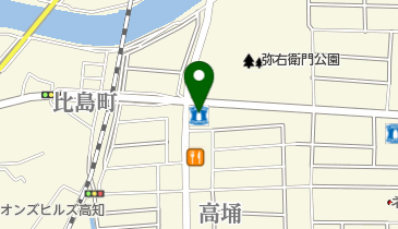 LGOSSOたかそね(こうちサイクルオアシス)の地図画像