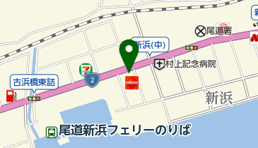 Dr.Drive セルフ新浜SS(しまなみサイクルオアシス)の地図画像