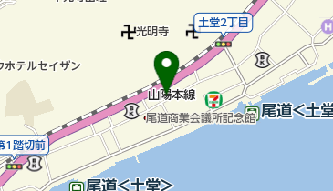 ヤマト運輸尾道商店街センター(しまなみサイクルオアシス)の地図画像