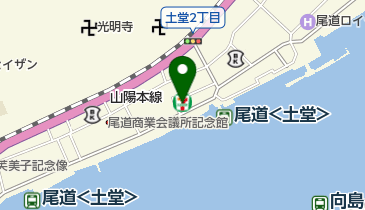 セブンイレブン 尾道土堂店(しまなみサイクルオアシス)の地図画像